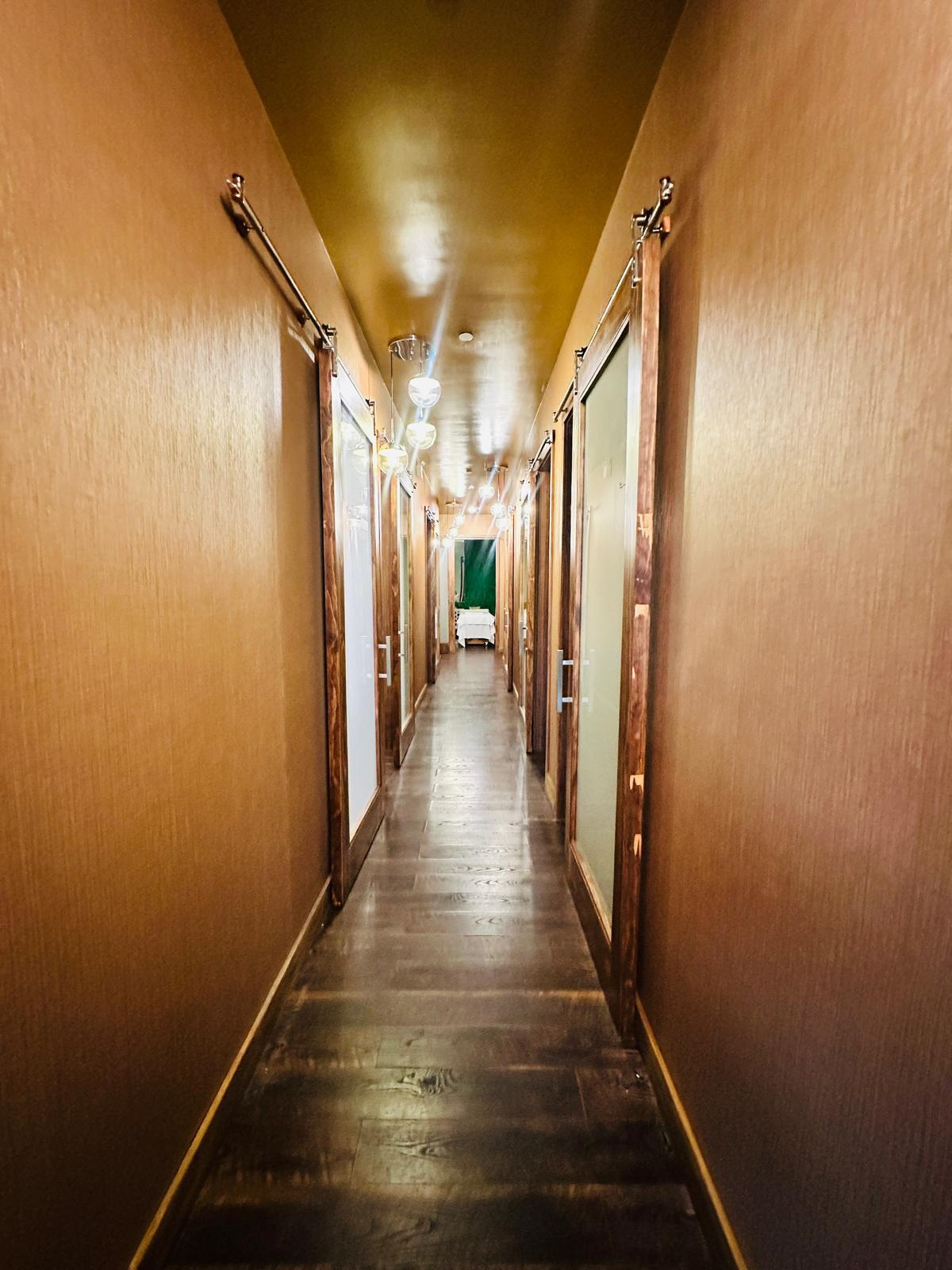 Green Aura Spa consultation room in Astoria